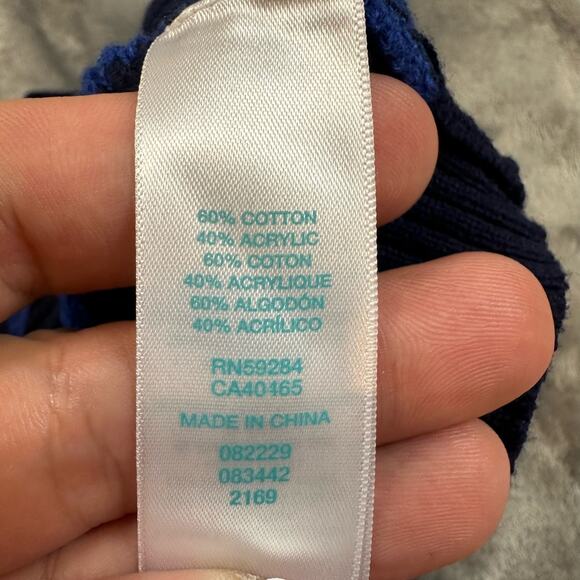 Children's Place Blue Stripe Knit Cardigan Sweater 0-3 Months Baby Boy - Picture 5 of 5